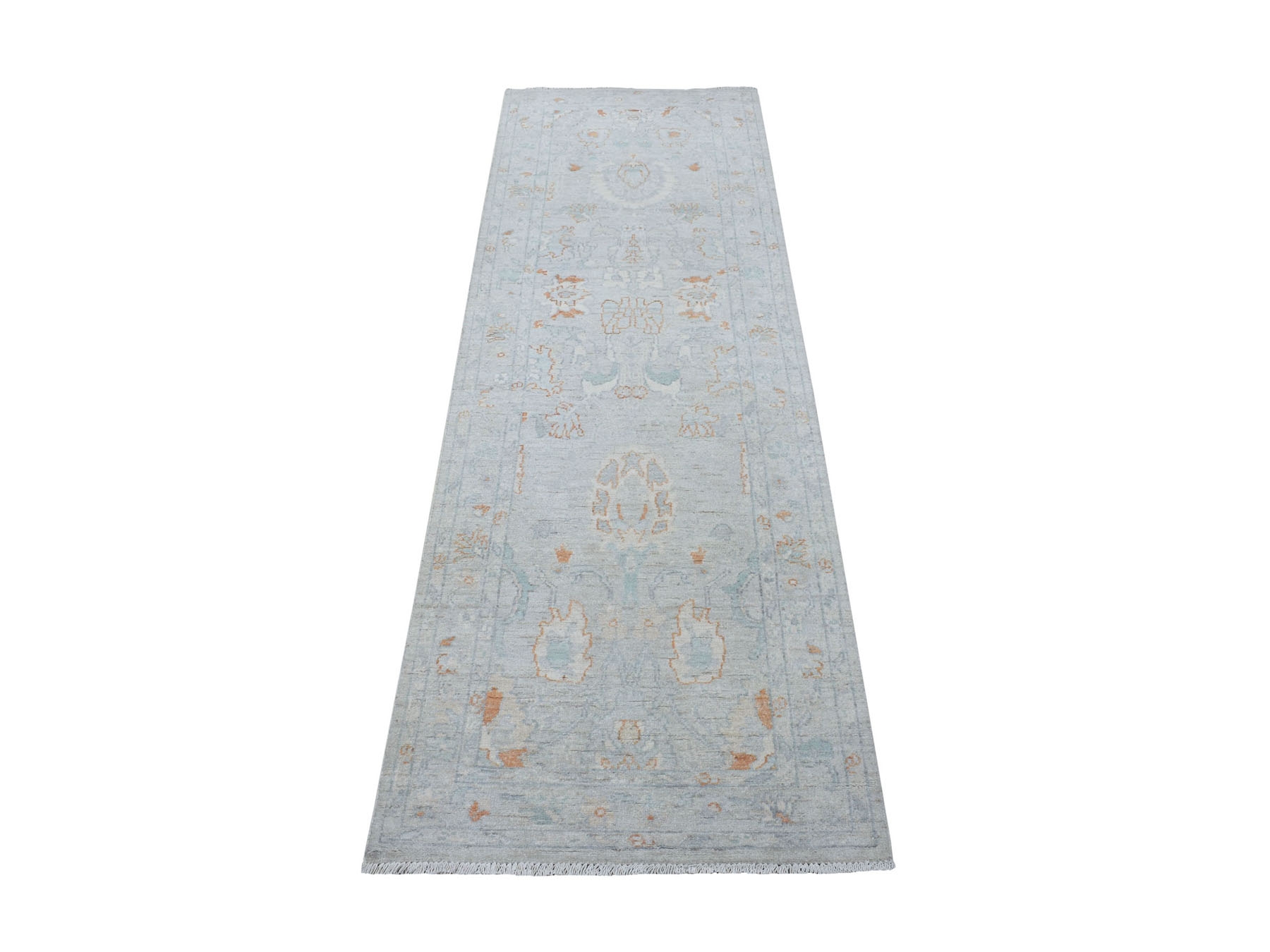Traditional Wool Hand-Knotted Area Rug 2'5