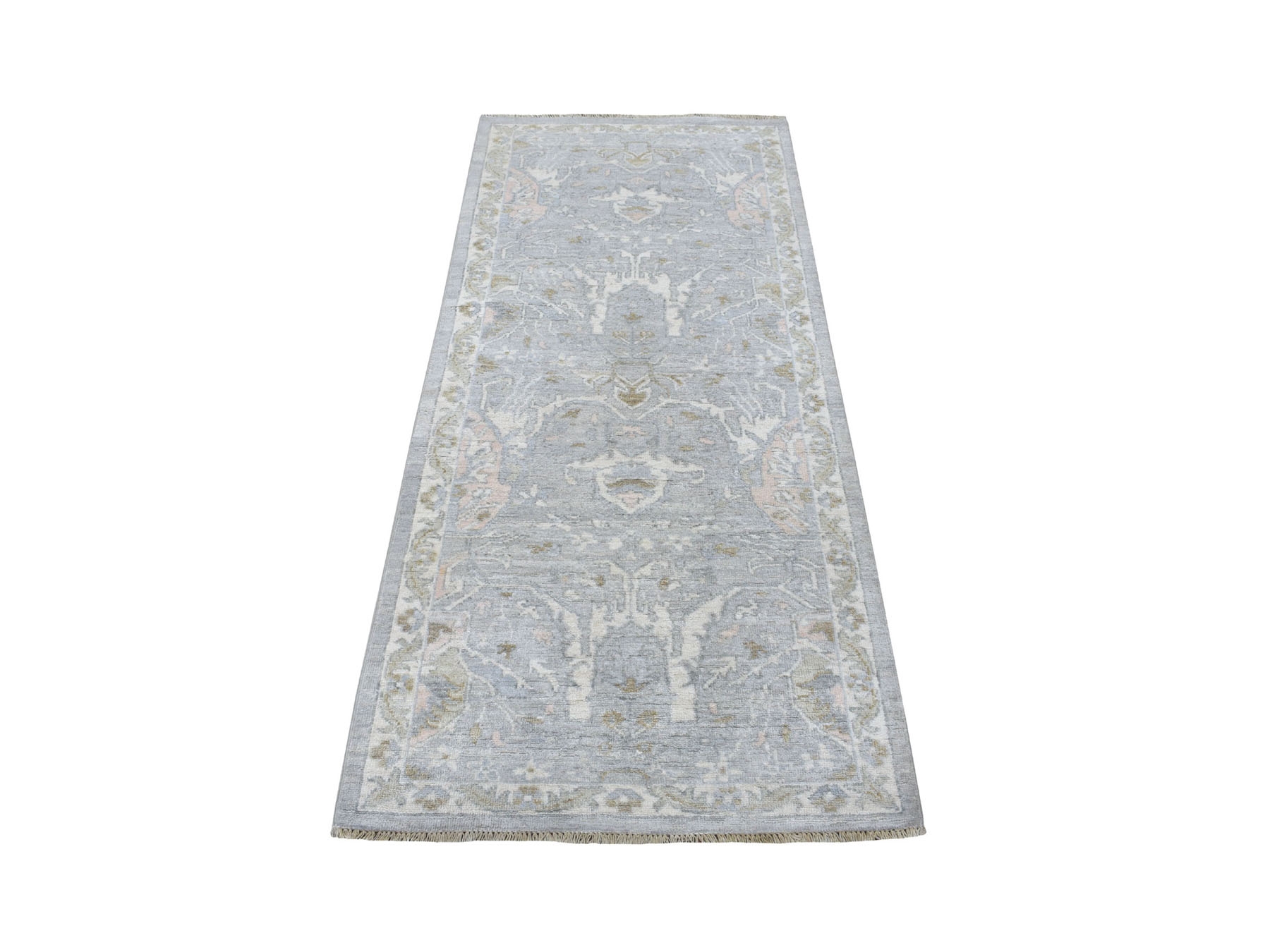 Traditional Wool Hand-Knotted Area Rug 2'9