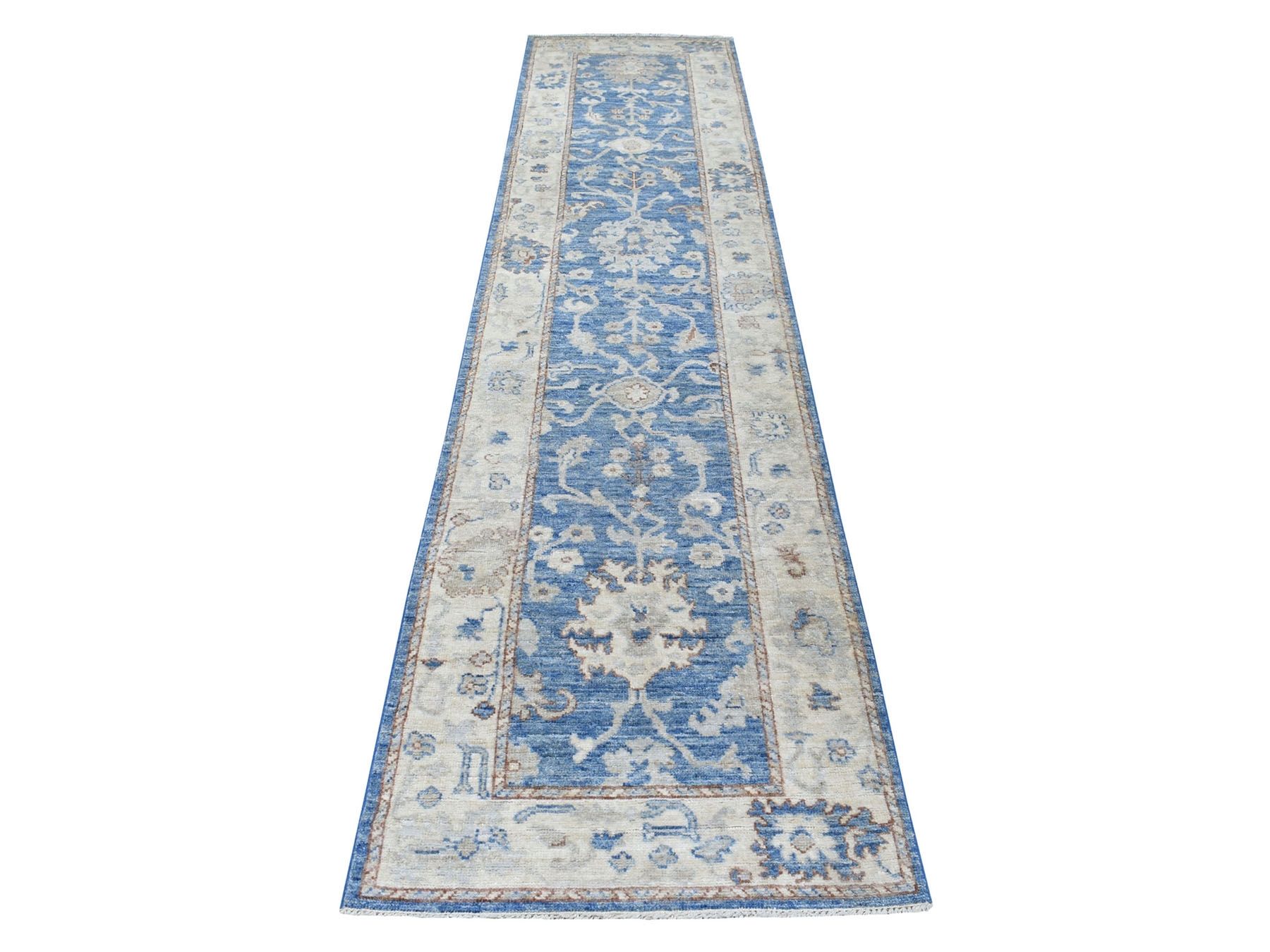 Transitional Wool Hand-Knotted Area Rug 2'7